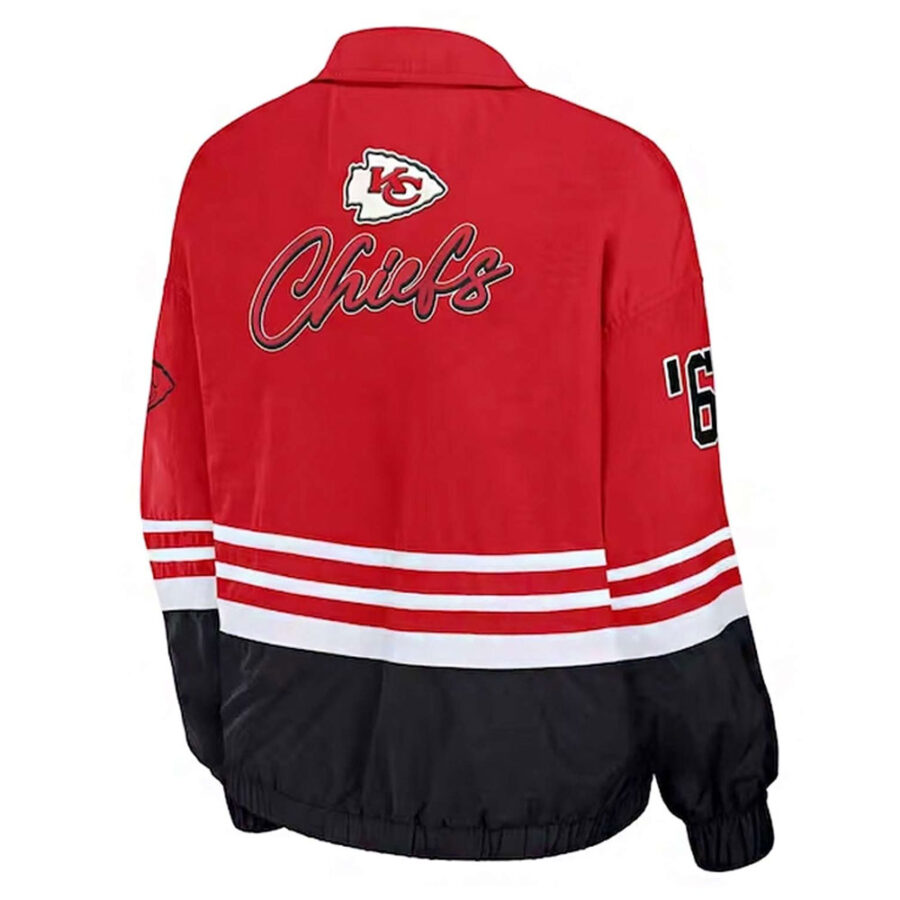 Throwback Windbreaker Taylor Swift Kansas City Chiefs Jacket