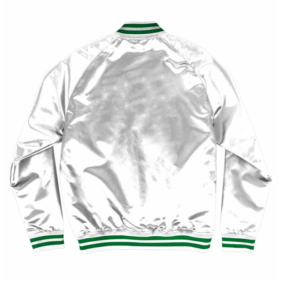 White New York Jets Satin Jacket